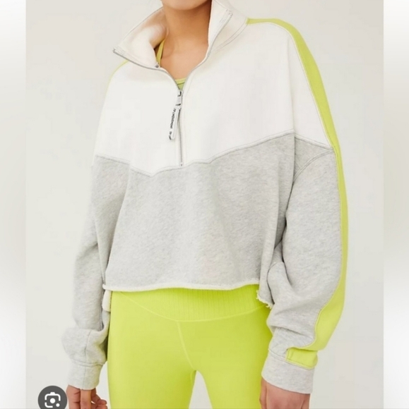 Free People Sweaters - Free People Split Second Half Zip Pullover